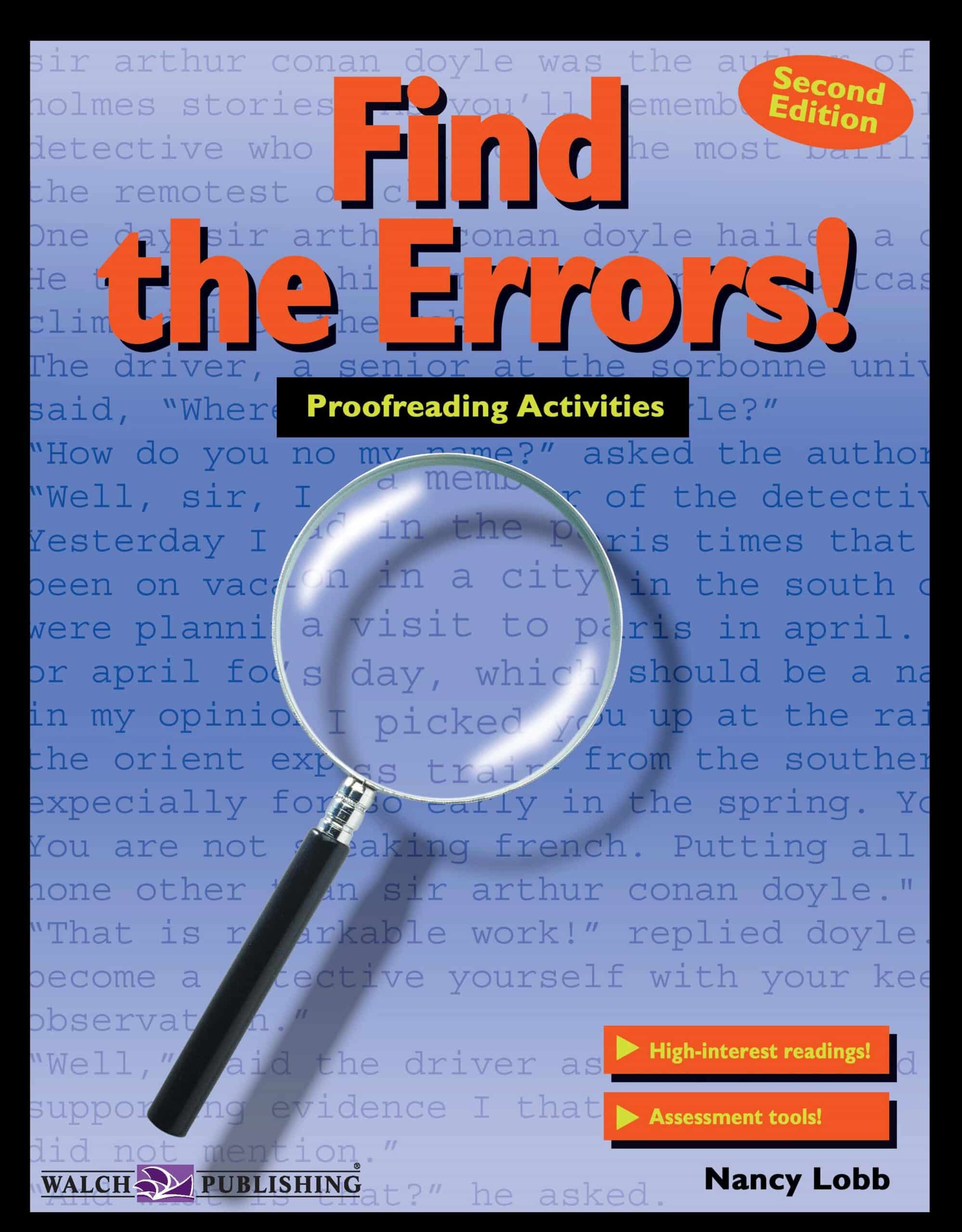 Find the Errors! Set