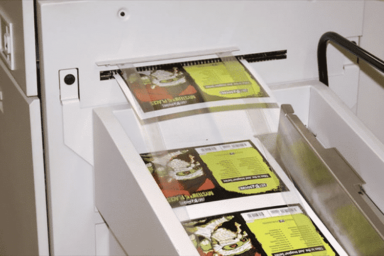 Digital printer in action